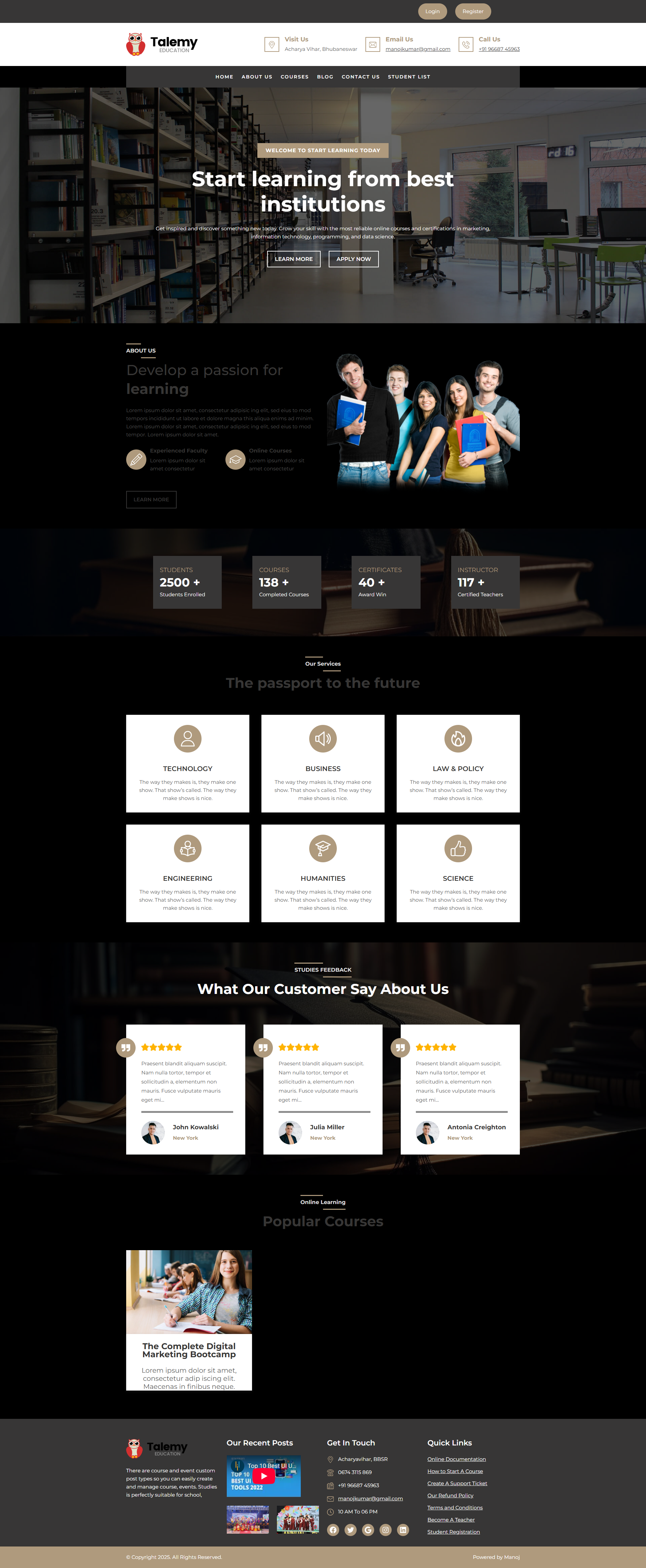 Manoj-Online Education